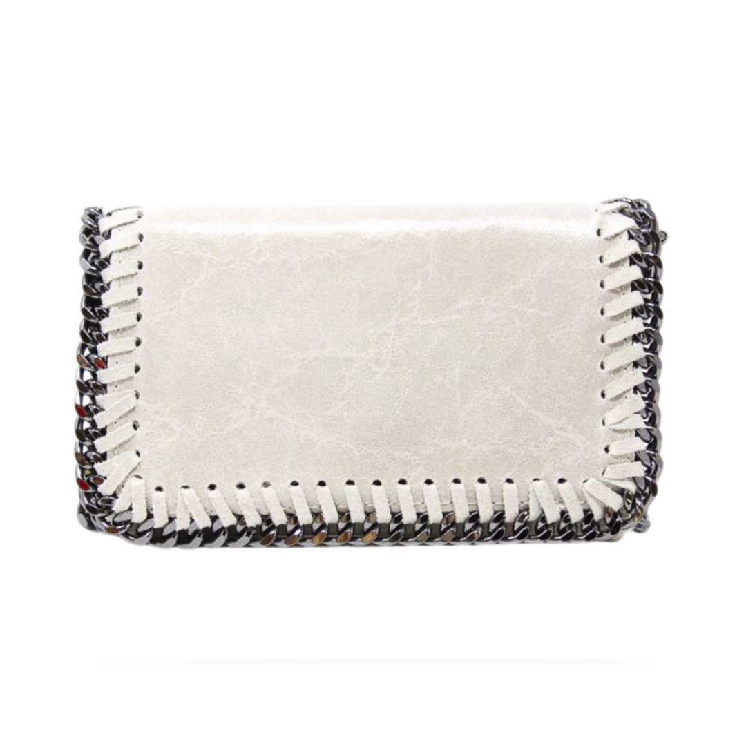 GF0390 GENUINE ITALIAN LEATHER CROSSBODY CLUTCH