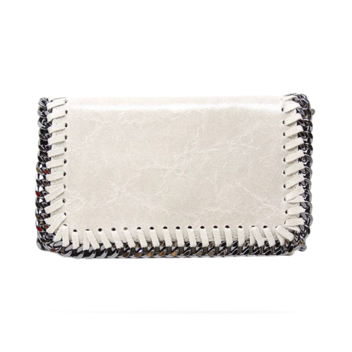GF0390 GENUINE ITALIAN LEATHER CROSSBODY CLUTCH