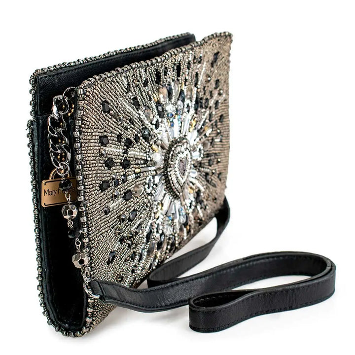 Crystal Reflection Crossbody Clutch