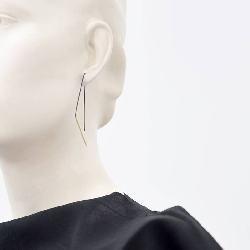 Jagged Hoop Earrings