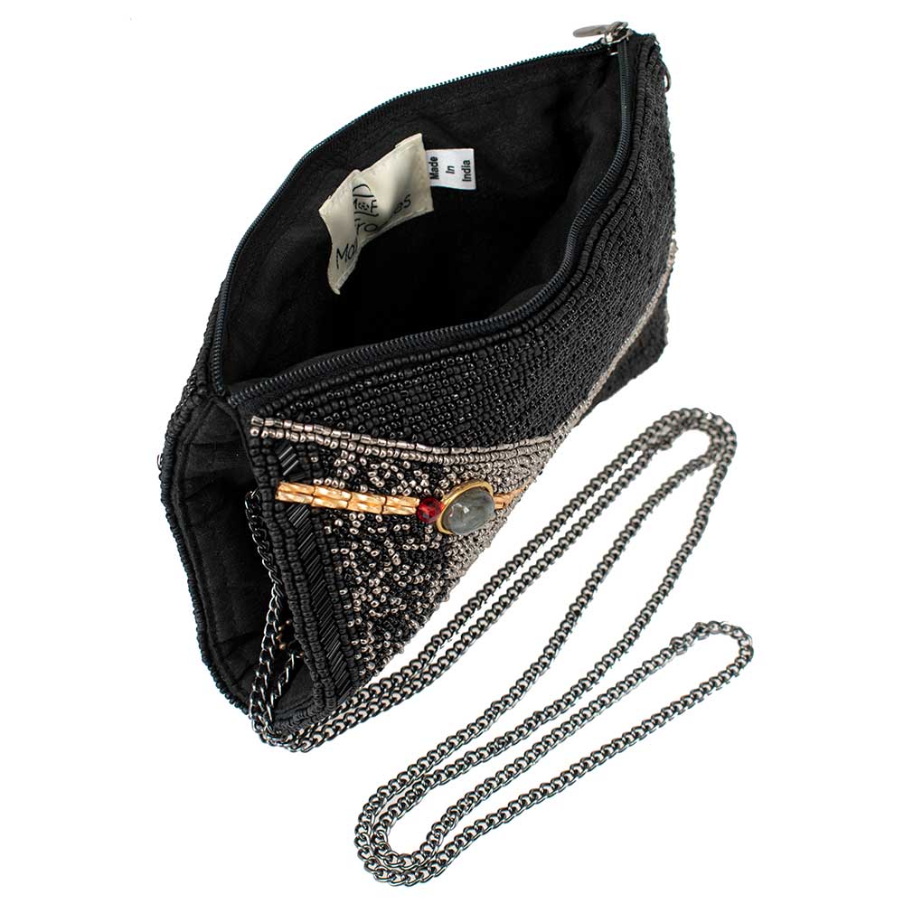 Make It Dirty Beaded Martini Glass Crossbody Phone Bag
