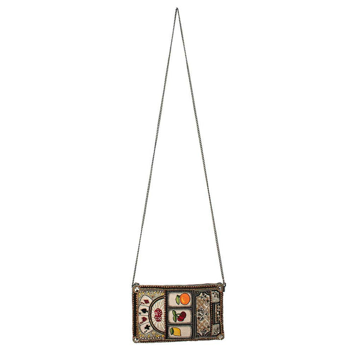 Payoff Beaded Slot Machine Crossbody Phone Bag