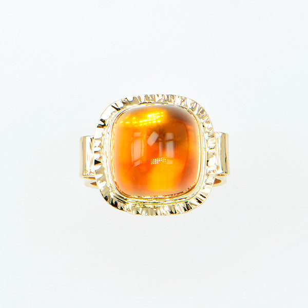 Honey Citrine Ring