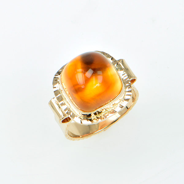 Honey Citrine Ring