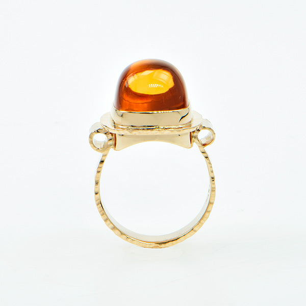 Honey Citrine Ring