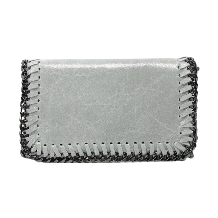 GF0390 GENUINE ITALIAN LEATHER CROSSBODY CLUTCH