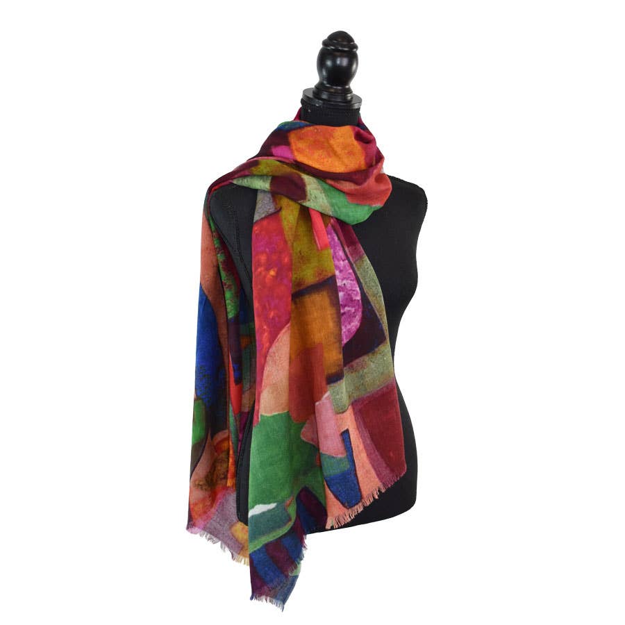 Novalee Abstract Geo Scarf