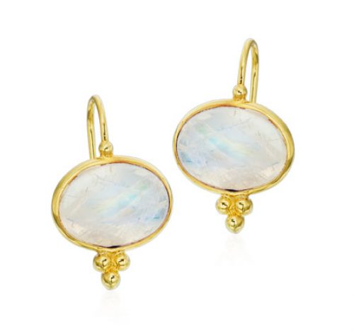 Rainbow Moonstone Capri Earrings