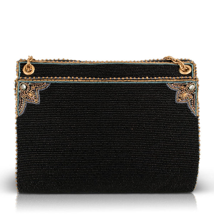 Cosmic Energy Beaded Zodiac Wheel Crossbody Bag