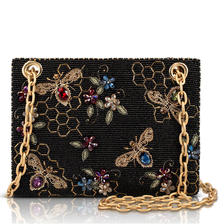 Haute Hive Bees and Honeycomb Handbag
