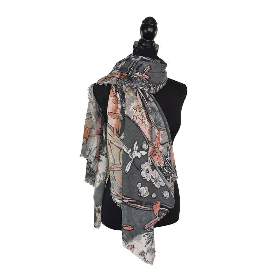 Tyvinia Floral Swirl Scarf