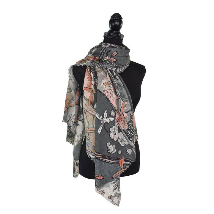 Tyvinia Floral Swirl Scarf