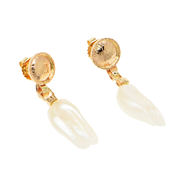 Freshwater Hinge Pearl Earrings