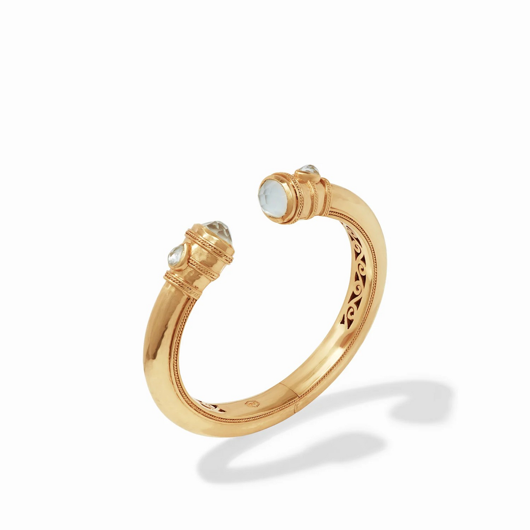 Cannes Demi Cuff - Iridescent Crystal