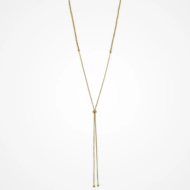 Slash Adjustable Necklace - Gold