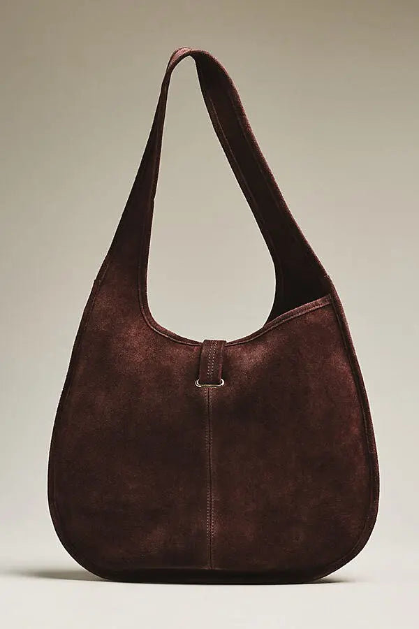 Nova Leather Buckle Tote in Espresso
