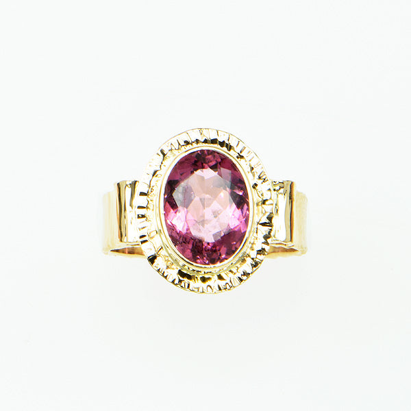 Pink Tourmaline Ring