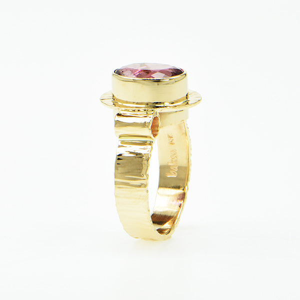 Pink Tourmaline Ring