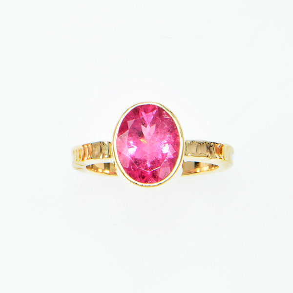 Pink Tourmaline Ring