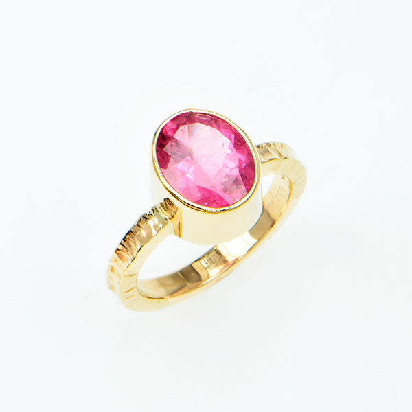 Pink Tourmaline Ring