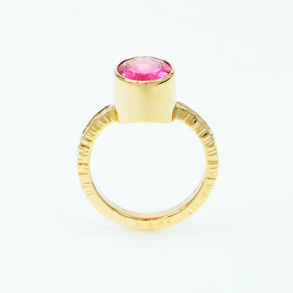 Pink Tourmaline Ring