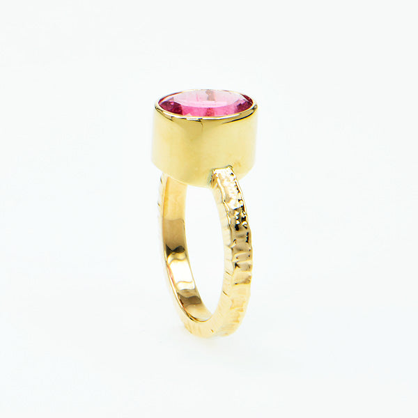 Pink Tourmaline Ring