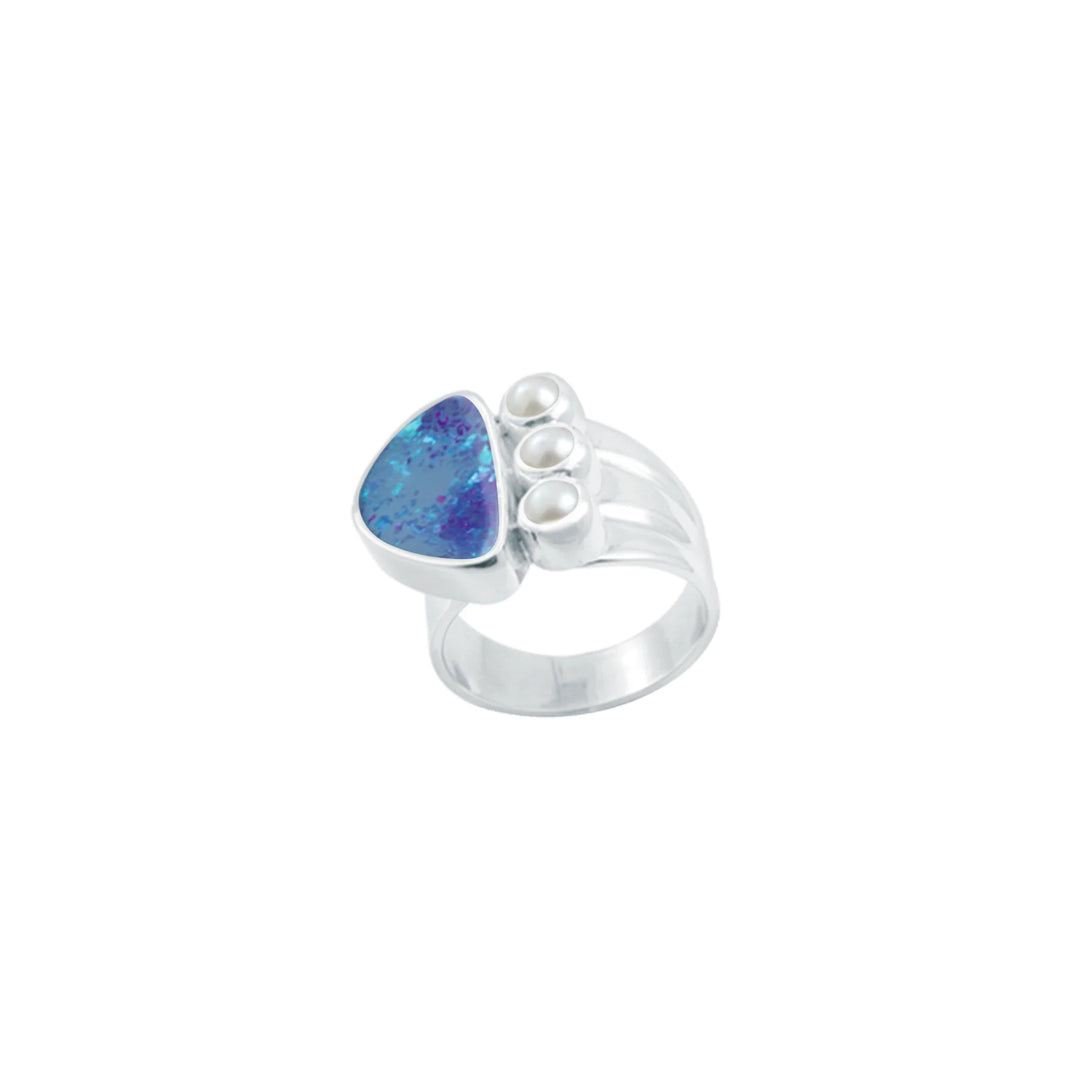 Opal & Pearl Ring