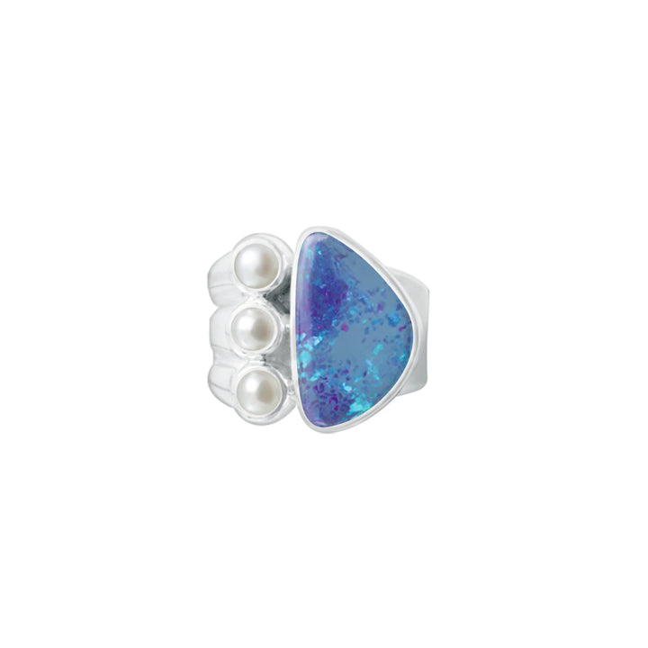 Opal & Pearl Ring