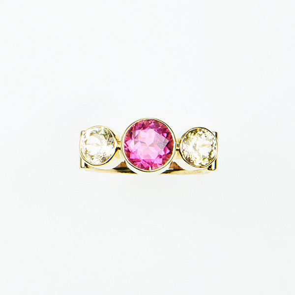 Tourmaline & Sapphire Ring