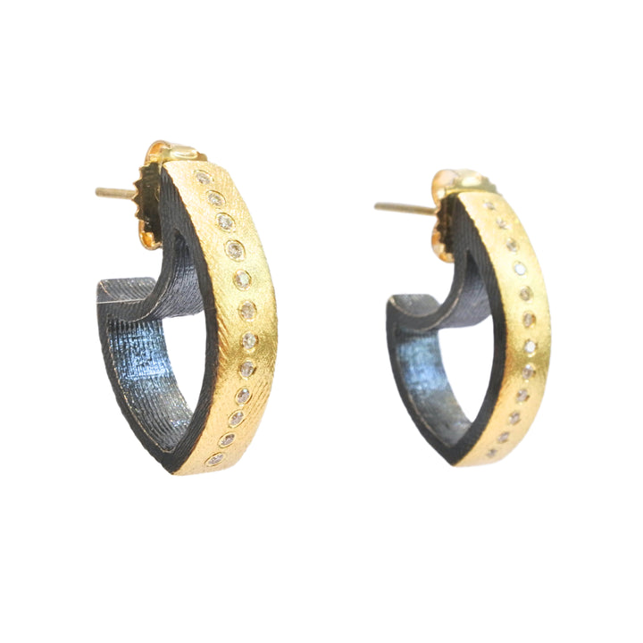 Small Celine Earrings - Gold