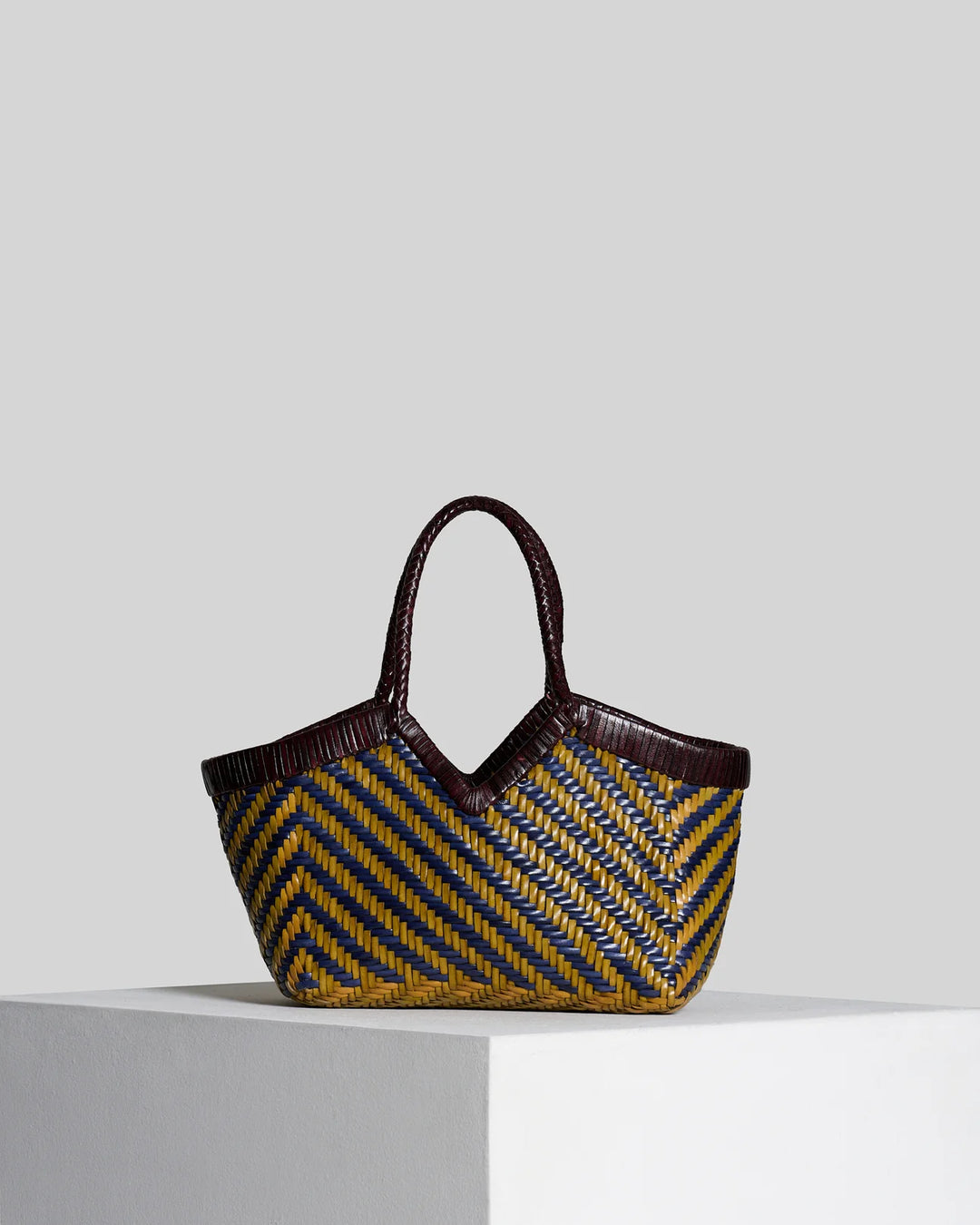 Monet Stripes - Curry/Night Blue/Barolo